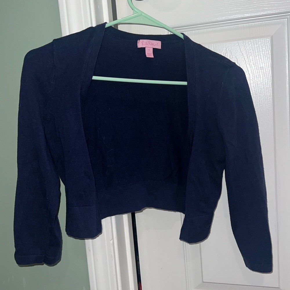 Navy blue Lilly Pulitzer cardigan